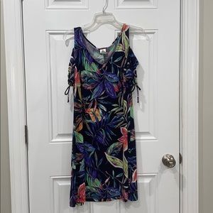 New cold shoulder dress MSK Sz large